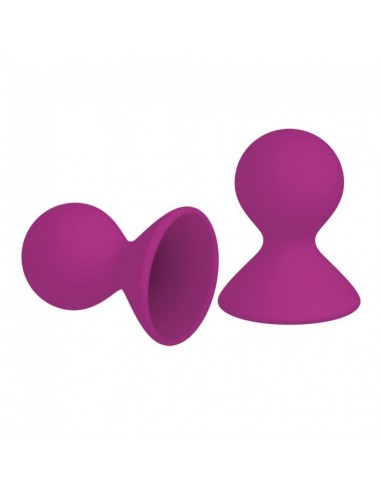 Pompki na sutki Me You Us Dual Masseuse Silicone Nipple Suckers 2 Pack Purple - Pompki do sutków i pochwy - 4