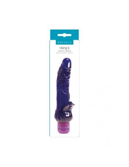 Żelowy wibrator Me You Us Viking Realistic Vibrator Purple - Wibratory żelowe - 2