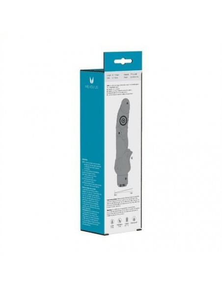 Żelowy wibrator Me You Us Viking Realistic Vibrator Purple - Wibratory żelowe - 4