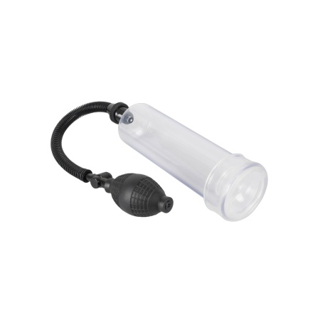 Pompka próżniowa do penisa Bang Bang Clear – przezroczysty cylinder 20 cm, Ø wew. 5,3 cm, ręczna gruszka ssąca z zaworem bezpiec - 3