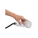 Pompka próżniowa do penisa Bang Bang Clear – przezroczysty cylinder 20 cm, Ø wew. 5,3 cm, ręczna gruszka ssąca z zaworem bezpiec - 4