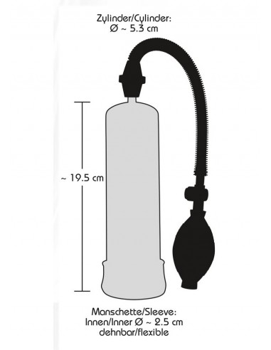 Pompka Erekcyjna Do Penisa Bang Bang Clear - Akcesoria Erotyczne - Pompki erekcyjne i powiększające penisa - 6
