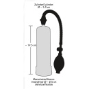 Pompka próżniowa do penisa Bang Bang Clear – przezroczysty cylinder 20 cm, Ø wew. 5,3 cm, ręczna gruszka ssąca z zaworem bezpiec - 6