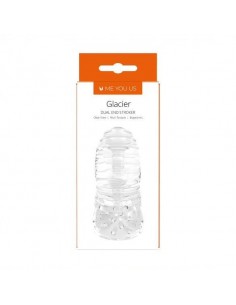 Masturbator Me You Us Glacier Dual End Stroker Transparent  - Masturbatory i Sztuczne pochwy - 1