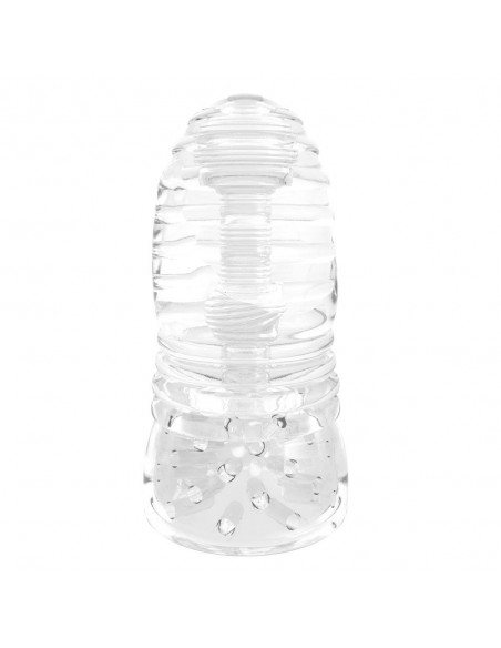 Masturbator Me You Us Glacier Dual End Stroker Transparent  - Masturbatory i Sztuczne pochwy - 4