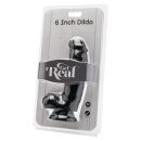 Dildo Get Real z jądrami i teksturą żył, 15 cm - 2