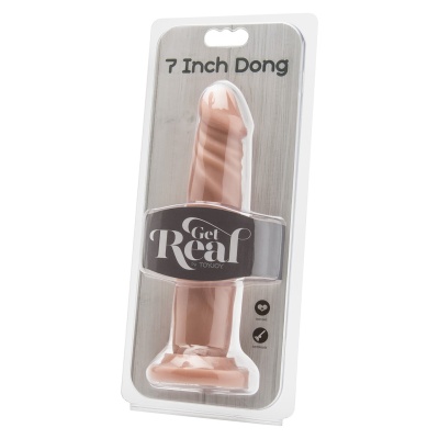 Dildo Dong 7 inch z przyssawką, 18 cm - 1 2