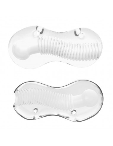 Masturbator Me You Us Wave Sucker Stroker Transparent - Masturbatory i Sztuczne pochwy - 3