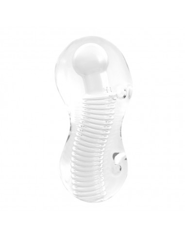 Masturbator Me You Us Wave Sucker Stroker Transparent - Masturbatory i Sztuczne pochwy - 4