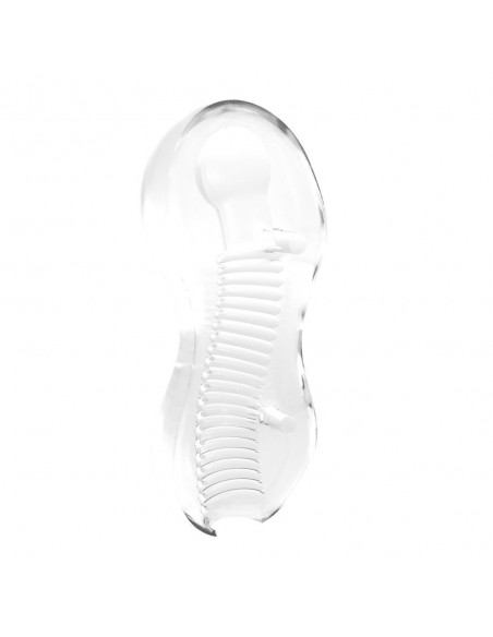 Masturbator Me You Us Wave Sucker Stroker Transparent - Masturbatory i Sztuczne pochwy - 5