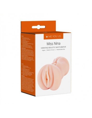 Masturbator Me You Us Miss Nina Premium Vibrating Flesh - Masturbatory i Sztuczne pochwy - 2