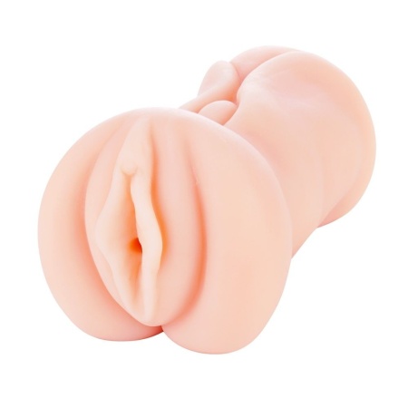 Masturbator Miss Nina Premium Vibrating - realistyczna wagina z wypustkami, rozciągliwym otworem i wibrującym pociskiem - 4