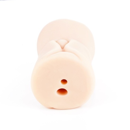 Masturbator Miss Nina Premium Vibrating - realistyczna wagina z wypustkami, rozciągliwym otworem i wibrującym pociskiem - 7