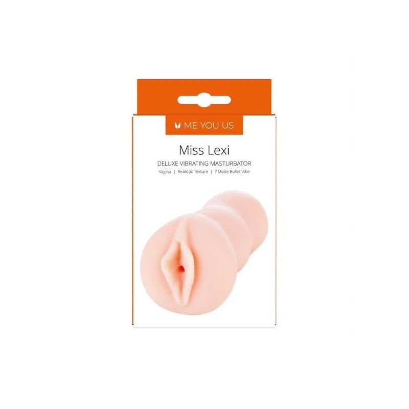 Masturbator Miss Lexi Deluxe z Wibrującym Pociskiem i Realistycznym Wnętrzem z Wypustkami - 1