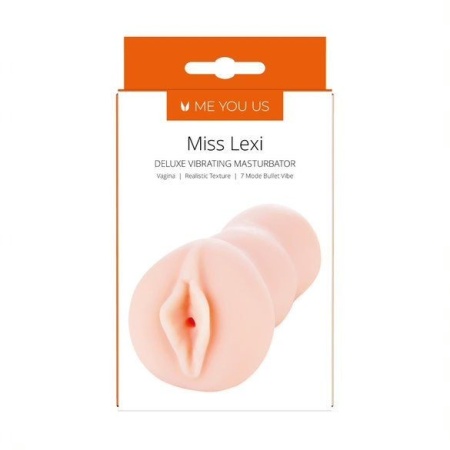 Masturbator Miss Lexi Deluxe z Wibrującym Pociskiem i Realistycznym Wnętrzem z Wypustkami - 1