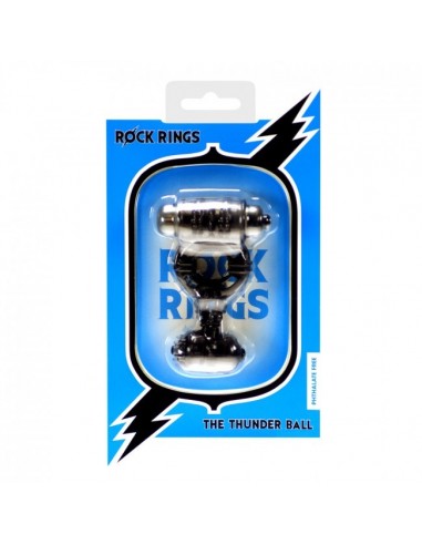 Pierścień na penisa z wibracjami Rock Rings The Thunder Ball - Do przypisania - 1