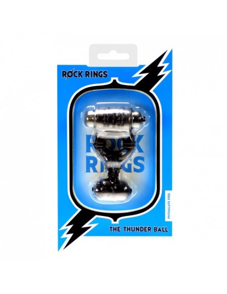 Pierścień na penisa z wibracjami Rock Rings The Thunder Ball - Do przypisania - 1