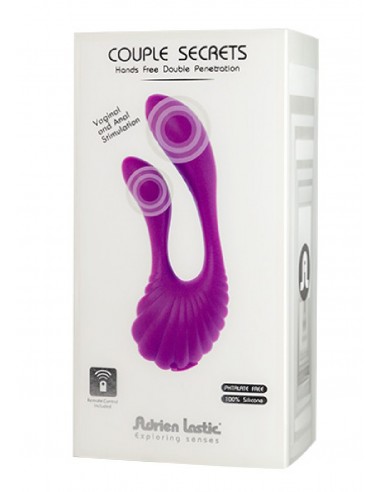 Luksusowy wibrator Couple Secrets + Mini LRS Control - WIBRATORY EKSKLUZYWNE - 2