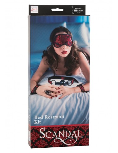Zestaw gadżetów erotycznych SCANDAL BED RESTRAINT KIT - Śmieszne gadżety, prezenty - 1