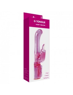 Wibrator Króliczek Minx G Tongue Rabbit Vibrator Pink Os - Wibratory Króliczki - 1 2