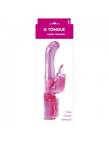 Wibrator Króliczek Minx G Tongue Rabbit Vibrator Pink Os - Wibratory Króliczki - 3