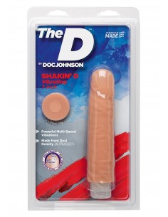 Wibrator realistyczny THE SHAKIN D VIBR VANILLA 7 INCH - Wibratory Realistyczne - 1 2