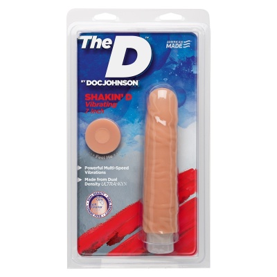 Wibrator The Shakin D Vibr Vanilla 7 z regulacją wibracji, 17,8 cm - 1 2