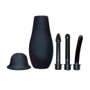 Irygator analny Intimate Shower – manualny, 3 wymienne końcówki 12 cm, gruszka 100 ml - 2