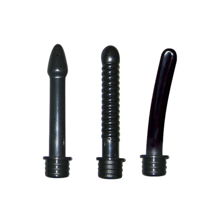 Irygator analny Intimate Shower – manualny, 3 wymienne końcówki 12 cm, gruszka 100 ml - 5