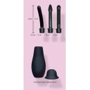 Irygator analny Intimate Shower – manualny, 3 wymienne końcówki 12 cm, gruszka 100 ml - 6