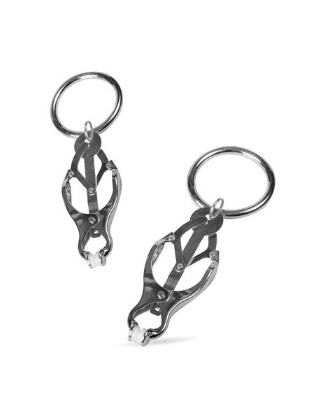 Zaciski na sutki - Japanese Clover Clamps With Ring - Klamry i klipsy na sutki - 2