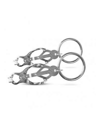 Zaciski na sutki - Japanese Clover Clamps With Ring - Klamry i klipsy na sutki - 5