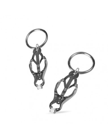 Zaciski na sutki - Japanese Clover Clamps With Ring - Klamry i klipsy na sutki - 6
