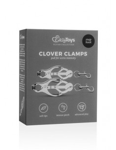 Zaciski na sutki - Japanese Clover Clamps With Clips - Klamry i klipsy na sutki - 1