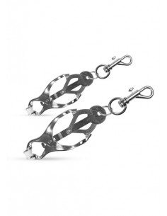 Zaciski na sutki - Japanese Clover Clamps With Clips - Klamry i klipsy na sutki - 1 2