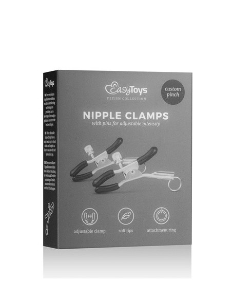 Zaciski na sutki - Screw Clamps With Attachment Ring - Klamry i klipsy na sutki - 1