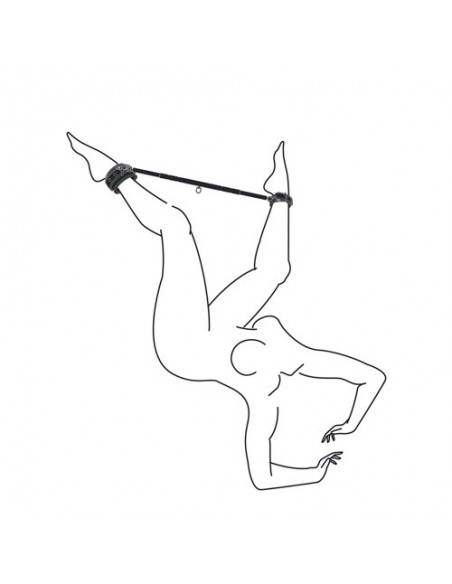 Kajdanki erotyczne Expander Spreader Bar and Cuffs Set - Kajdanki erotyczne - 11