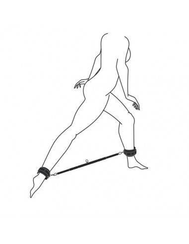 Kajdanki erotyczne Expander Spreader Bar and Cuffs Set - Kajdanki erotyczne - 12