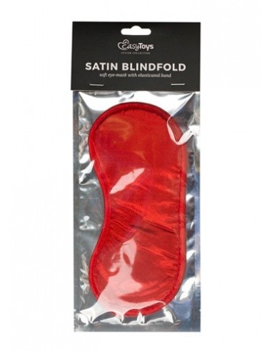 Opaska Na Oczy Erotyczna Red Satin Eye Mask - Opaski i maski na oczy - 1