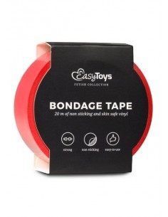 Taśma do krępowania BDSM Red Bondage Tape 20 m - Taśmy, szarfy do krępowania - 1