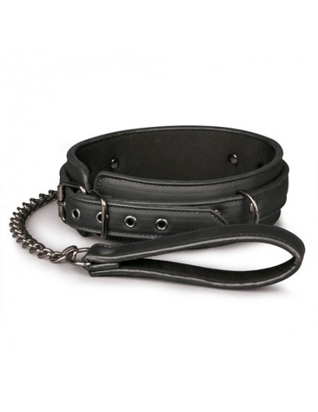 Obroża ze smyczą BDSM Fetish collar with leash - Chokery, obroże i smycze - 8