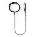 Obroża ze smyczą BDSM Fetish collar with leash - 10