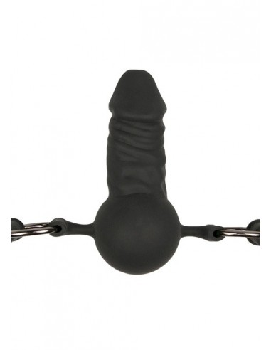 Knebel erotyczny Ball Gag With Silicone Dong - Kneble do ust - 5