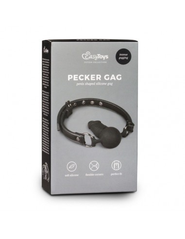 Knebel erotyczny Ball Gag With Silicone Dong - Kneble do ust - 7