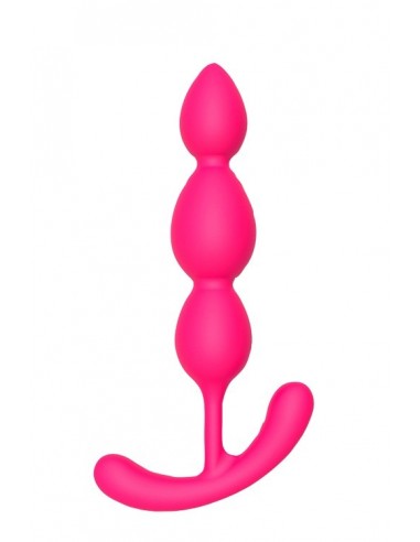 Korek analny zatyczka DREAM TOYS SILKY SMOOTH T-TEARDROP - Korki analne silikonowe - 1