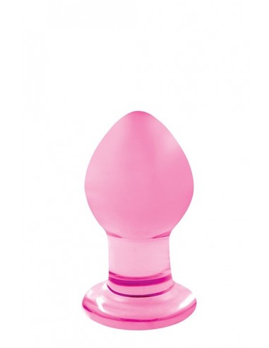 ButtPlug Korek analny - CRYSTAL SMALL PINK - Korki analne szklane - 1