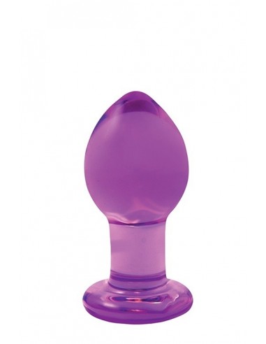 ButtPlug Korek analny - CRYSTAL MEDIUM PURPLE - Korki analne szklane - 1