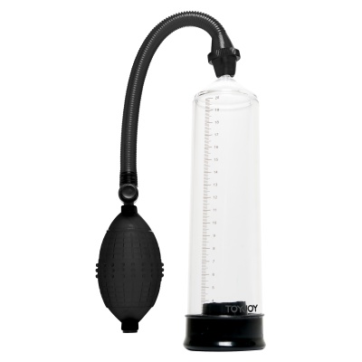 Power Pump Black – ręczna pompka próżniowa z manometrem (20 cm) - 1