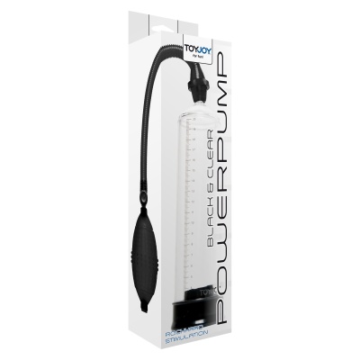 Power Pump Black – ręczna pompka próżniowa z manometrem (20 cm) - 1 2