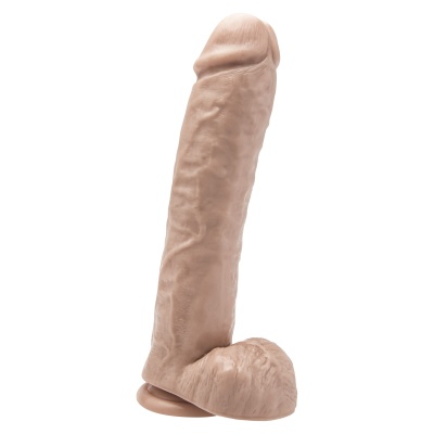 Dildo Get Real 11 z jądrami i przyssawką 28 cm - 1